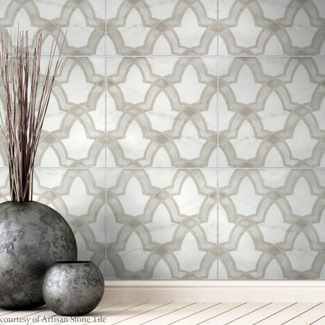 Tile with a calming design