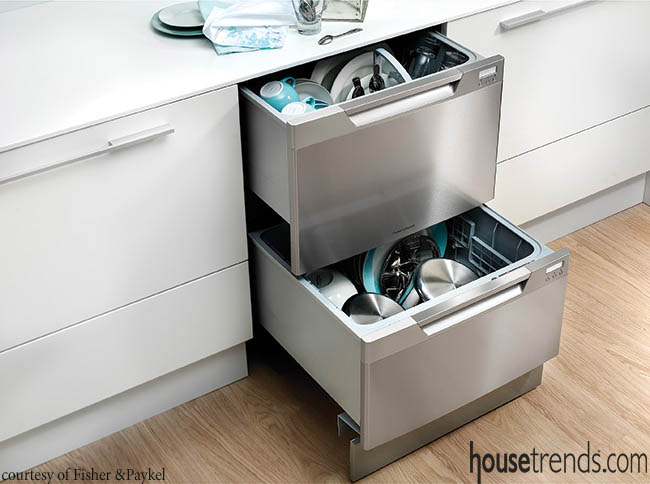 DishDrawer blends into a kitchen design