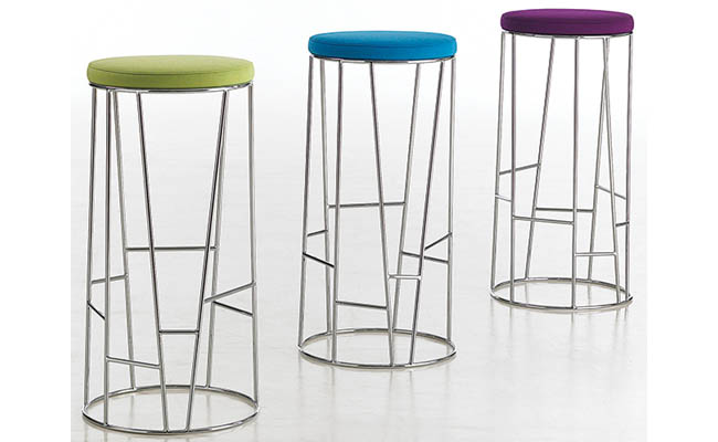 Bar stool available in a variety of colors