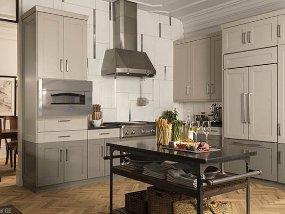 Pizza oven fits perfetly in any kitchen design