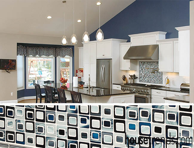 Backsplash brings back a retro design
