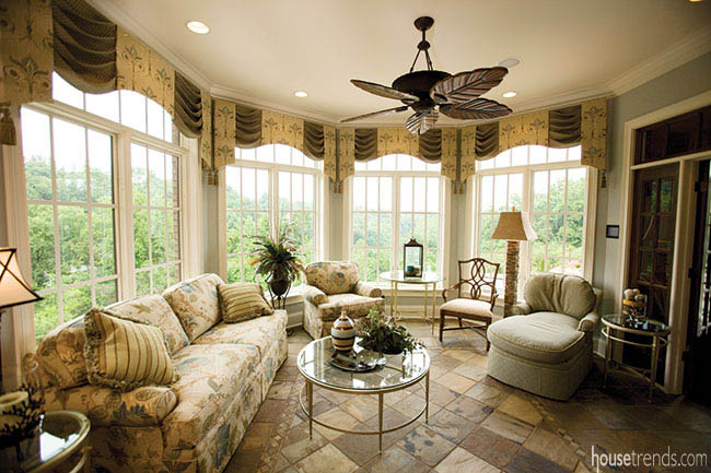 Kick back and relax in this four season room