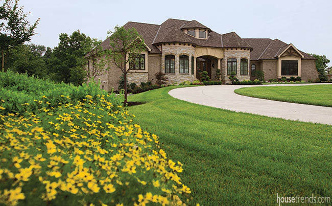 Deceptive home design boasts a lower level