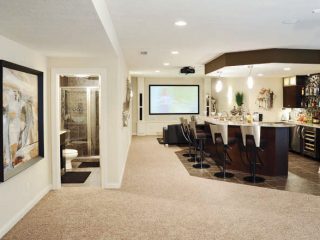 Basement designs open up multiple rooms