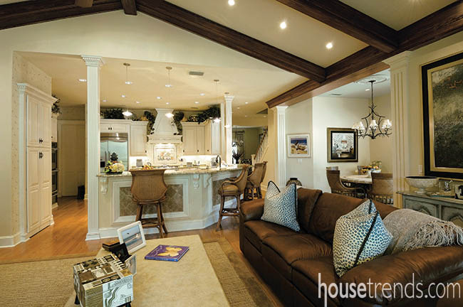 Kitchen design breaks the mold