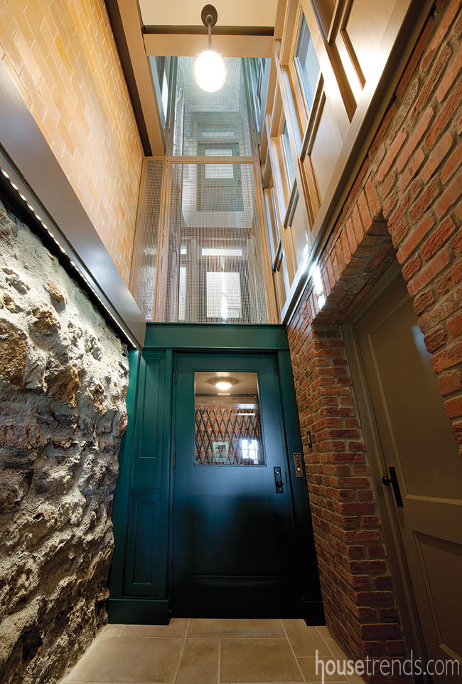 Elevator comes with a view