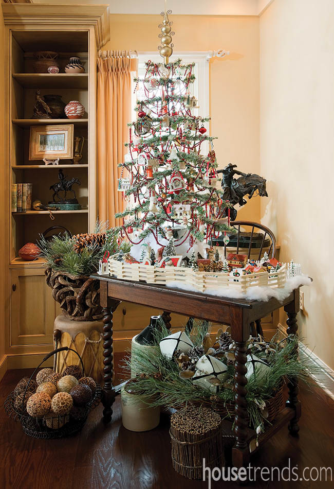 Holiday decorations honor the past