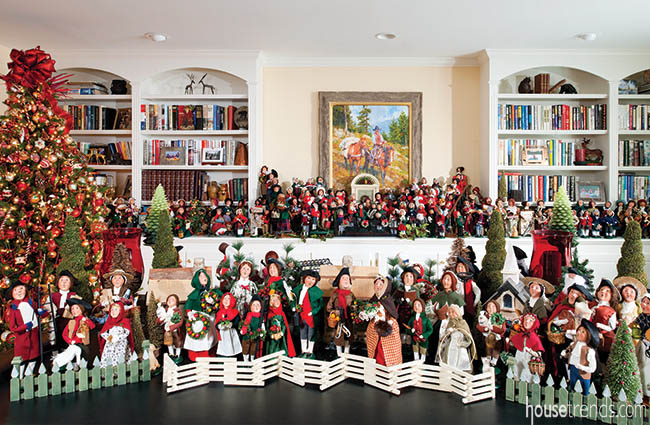 A collection of holiday decor