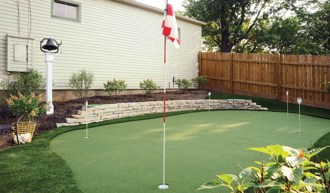 Landscape design keeps a family active