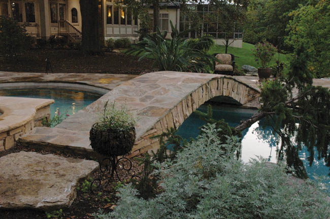 Swimming pool gets a unique accessory