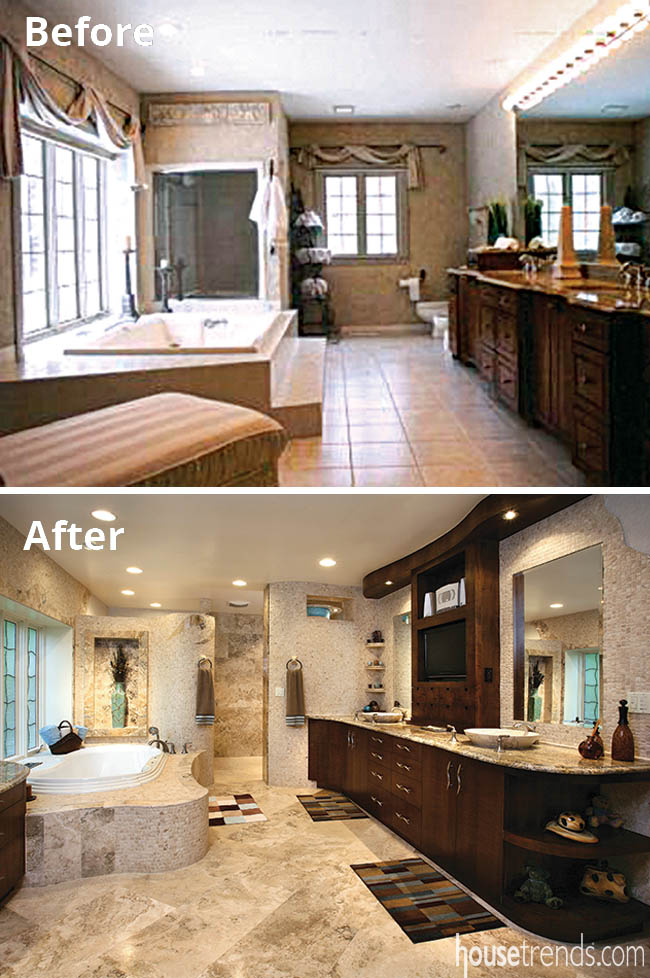 Master bath renovation creates a spa-like space