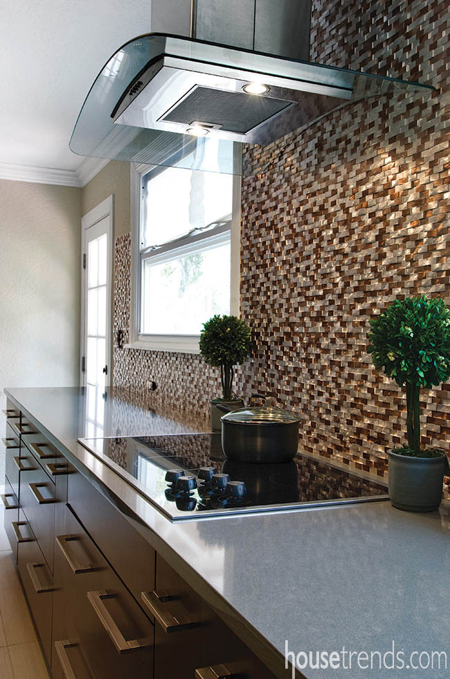 Cambria countertops feature a subtle finish