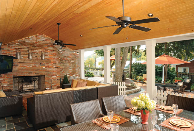 Fireplace design shifts with time