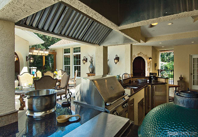 Gas grill leads to al fresco dining