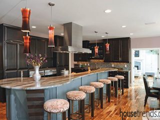 Kitchen design offers casual and formal dining