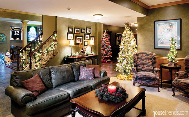 Christmas Trees Shine Amid Holiday Decor