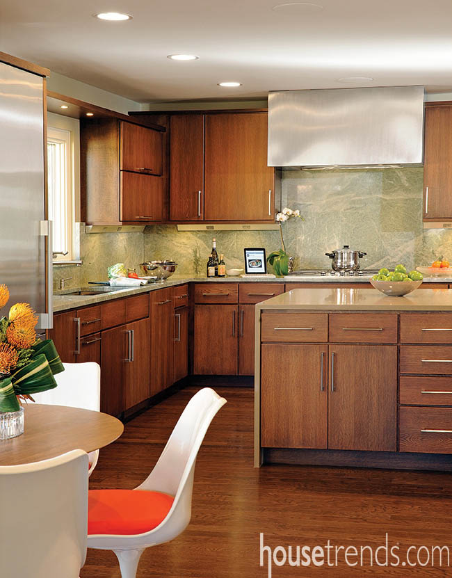 Vent hood rounds out a kitchen design