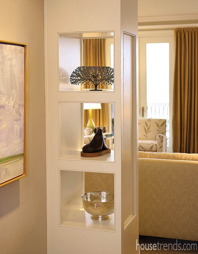 Niches showcase home decor