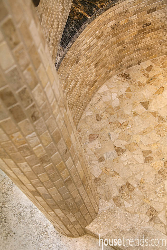 Tiles merge to create artwork