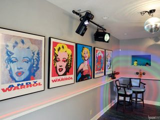 Wall art adds personality