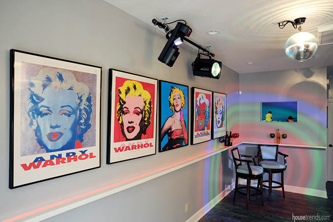 Wall art adds personality