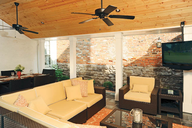 Furniture creates several entertaining options