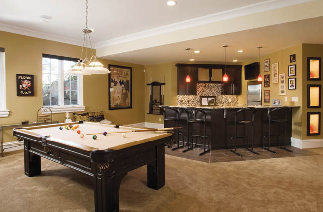 Home's interior is suitable for any gathering