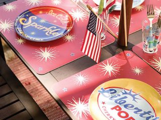 Make your outdoor table pop
