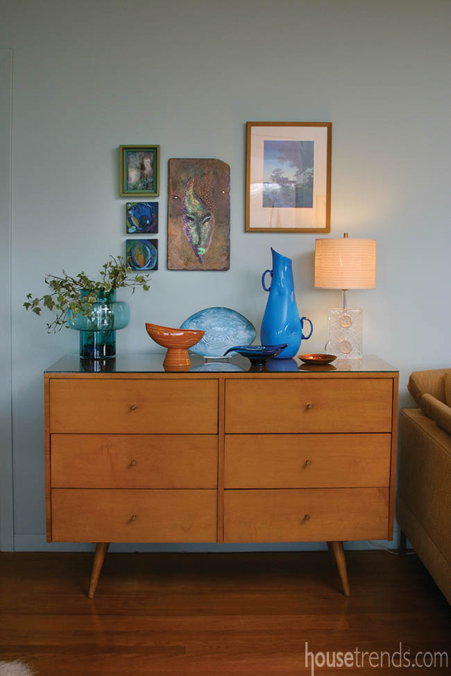 Collectibles add color to a home