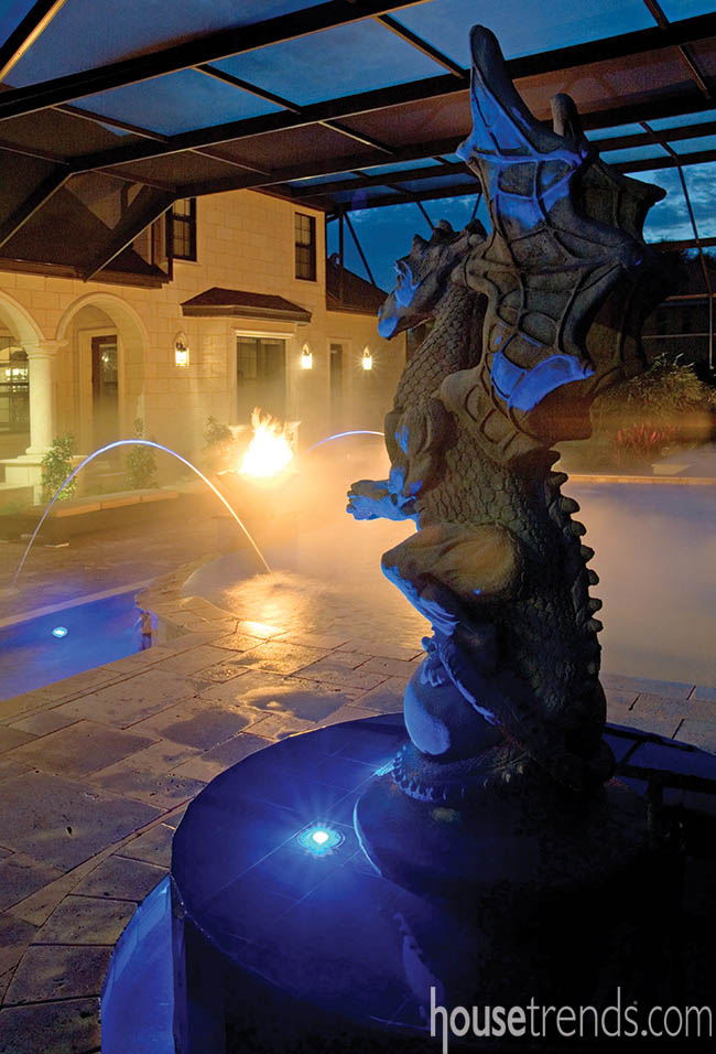 Outdoor living space with magical qualities