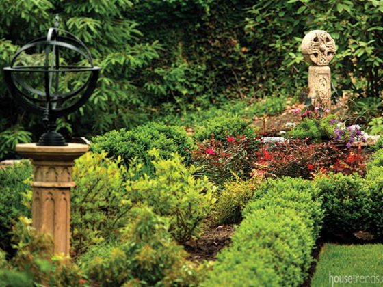 Plants add a peaceful vibe to this property