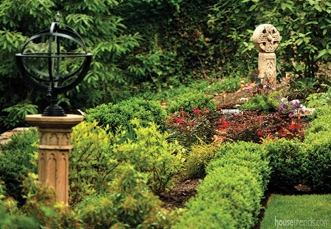 Plants add a peaceful vibe to this property