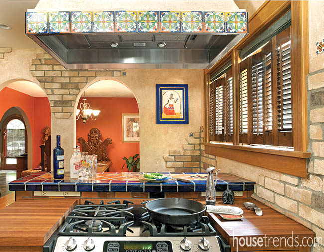 Kitchen design inspired art