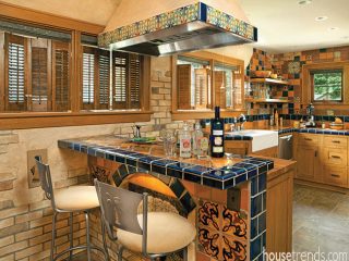 Tiles inspire a whole kitchen