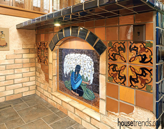 Tiles paint a striking picture