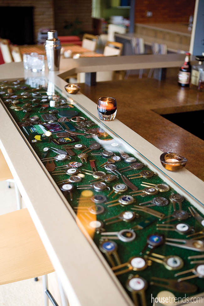 Interior design shows off a collection