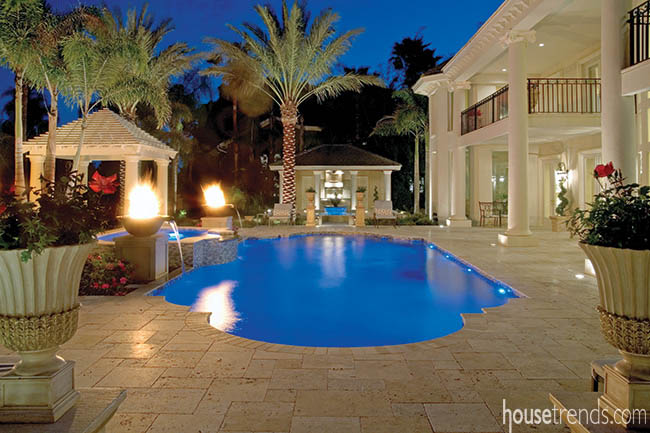 Options abound in an outdoor living space