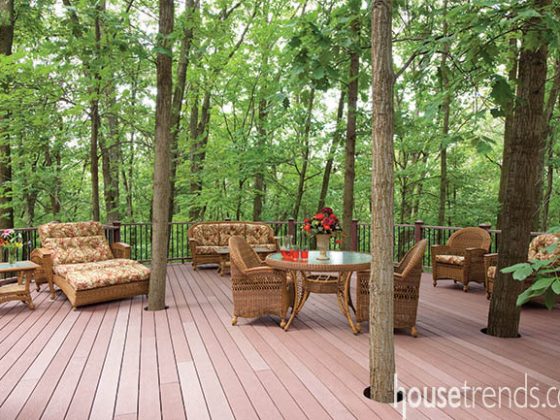 Deck design makes way for mother nature
