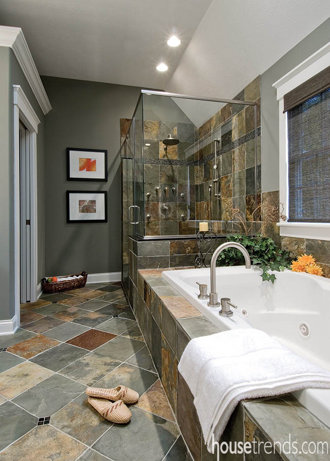 Bathroom design offers everything for relaxation