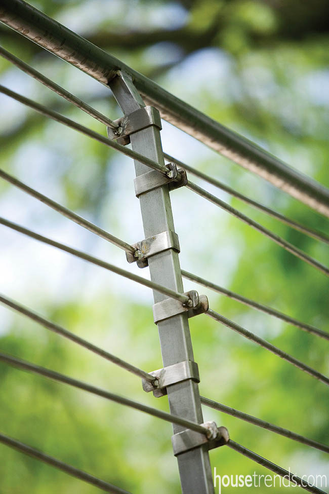 Deck railing creates a talking point