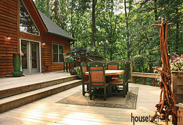 Outdoor furniture with a past life