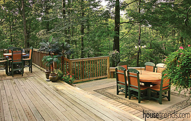 Deck design with a view