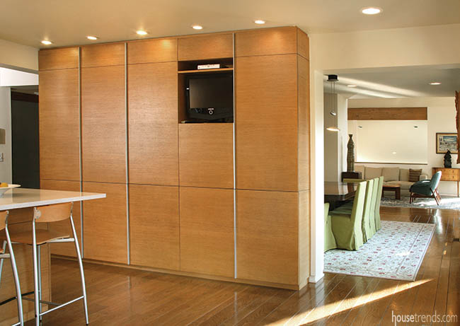 New kitchen gives way to a dining room