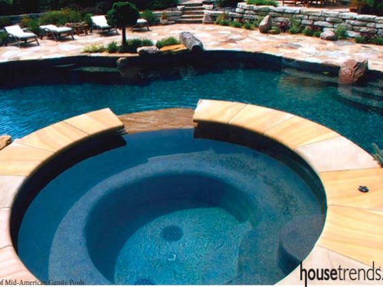 Swimming pools help owners unwind