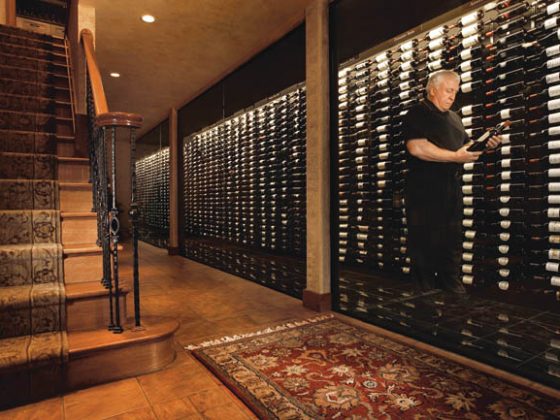 Home wine bar has a bottle for every occasion