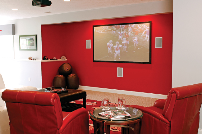 Homeowners design honors the Ohio State Buckeyes