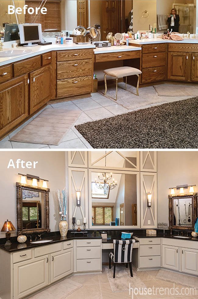 Bathroom cabinets get a fresh update