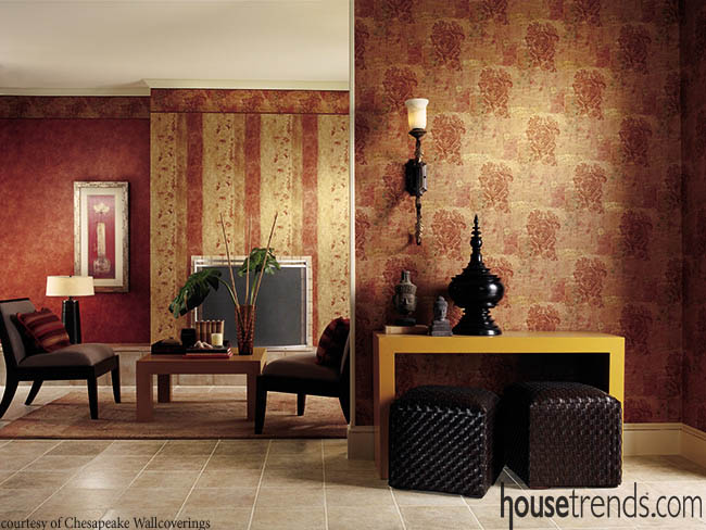 Wallpaper makes decorating a breeze