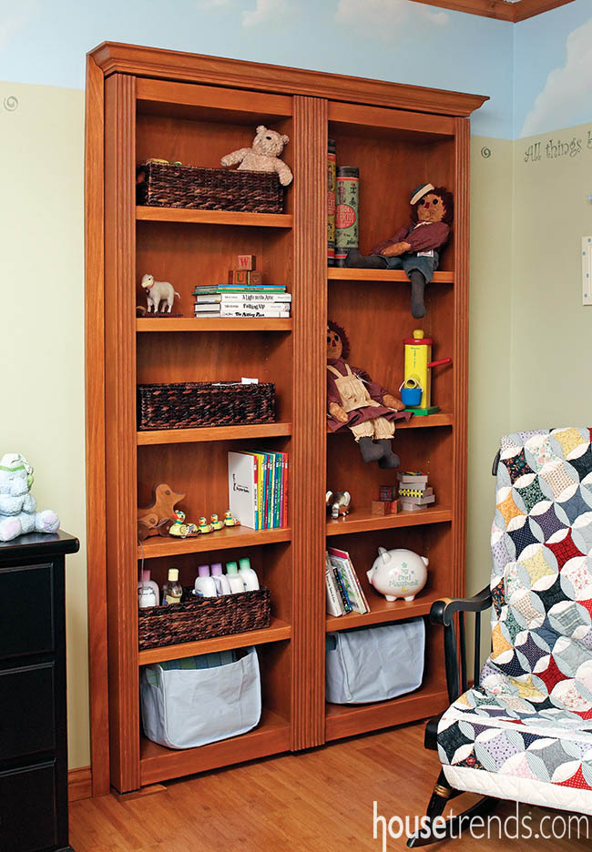 Kids bedroom design with plenty of storage