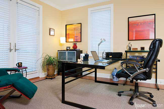 Home office comes with a view